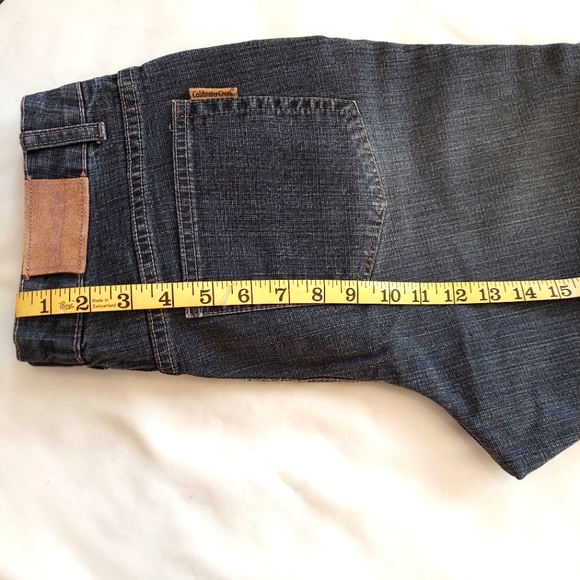 Coldwater Creek Boot Cut Jean 5 Pocket Black Medium Faded Washed Denim Size 10 - Picture 4 of 9